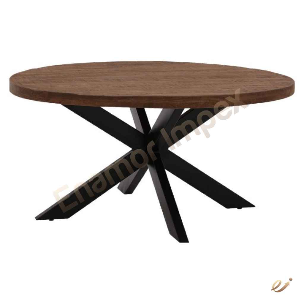 Round Extendable Dining Table