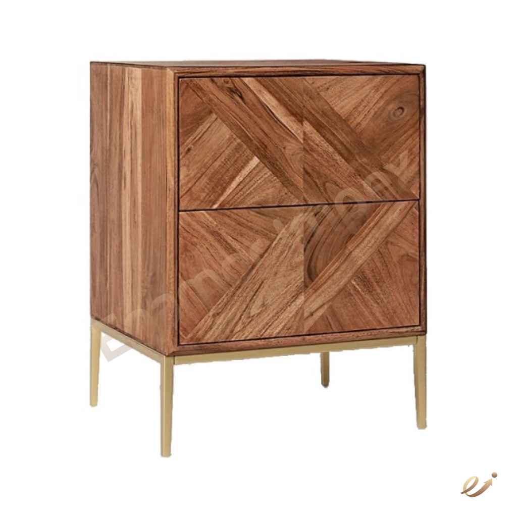 Square Wood Sideboard