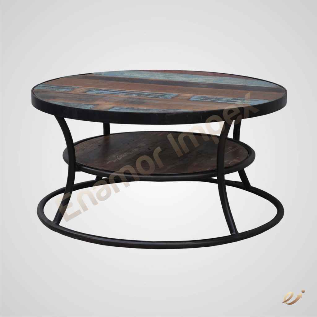 Round Pipe Coffee Table