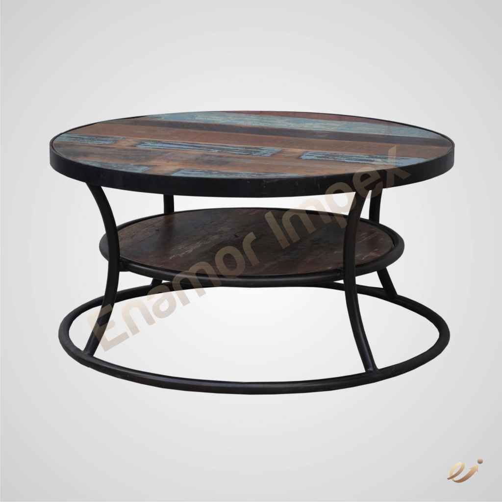 Round Pipe Coffee Table